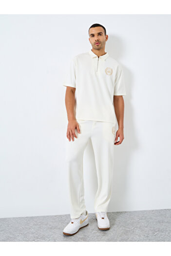 Styli Oversized Embroidered Polo and Relaxed Fit Joggers Co-Ords