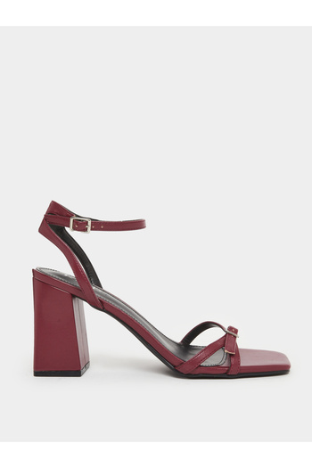 Raid By Styli Ilaa Block Heel Sandals with Buckle Detail