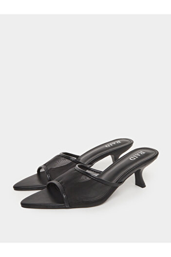 Raid By Styli Sable Pointed Toe Mesh Mules