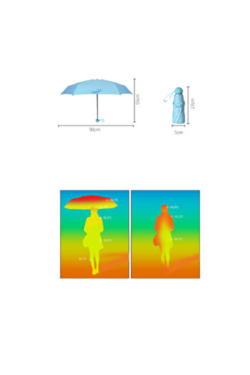 fun zone Generic Plain And Basic Flamingo Vinyl Sun Umbrella green