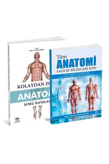 YEDİTEPE TIP KİTABEVİ Tüm Anatomi Sağlık Bilimleri için + Kolaydan Zora Anatomi Soru Bankası