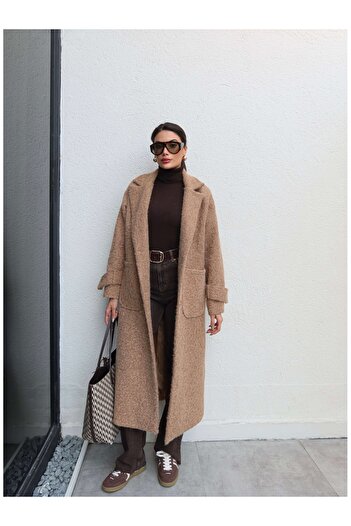 ESRAHELVACI Open Pocket Buttoned Cashmere Coat