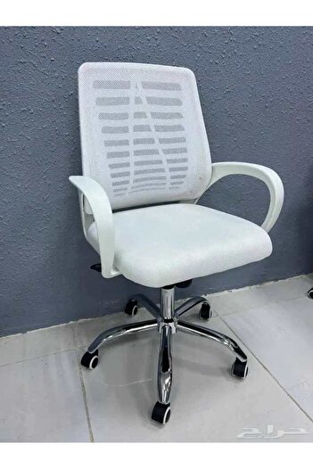 Generic White office chair whit wheel