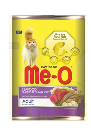 me-o Canned Wet Cat Food Seafood 400G X 24
