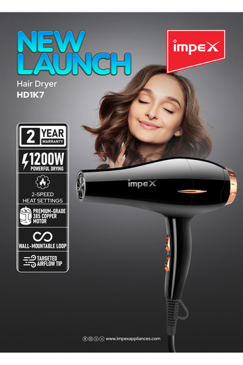İMPEX Hair Dryer (HD1K7)