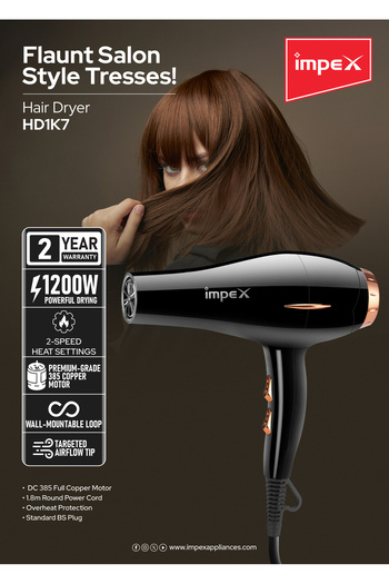 İMPEX Hair Dryer (HD1K7)