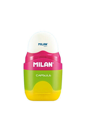 Milan Sharpener, Color Multicolor, Material Plastic/Metal, Capsule Mix, 24 pcs/set