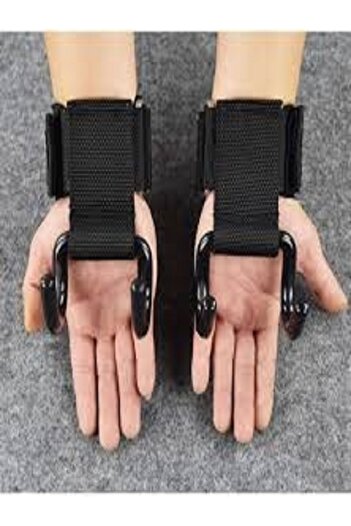 Generic Gavin Barbell Hooks, Durable Wrist Wraps for Weightlifting and Gym Training,