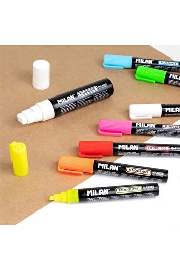 daço Glass Marker, Color Yellow, Tip 2-4 mm, 12 pcs/set