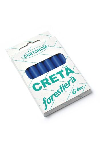 OEM Bețișoare de cretă Forest Chalk, material cretă, culoare albastru, 6 buc/set