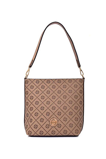 Fossil حقيبة كتف نسائية من لينا مونوجرام