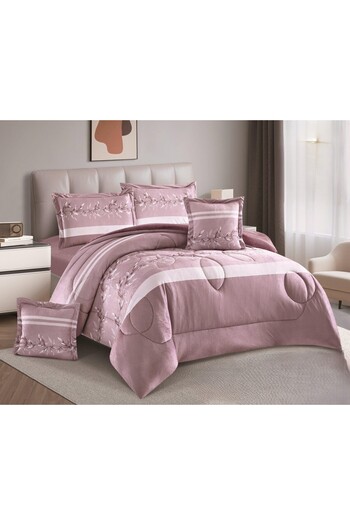 SNOOZYL Luxury winter double bed sheet with a floral design, size 240*260 cm