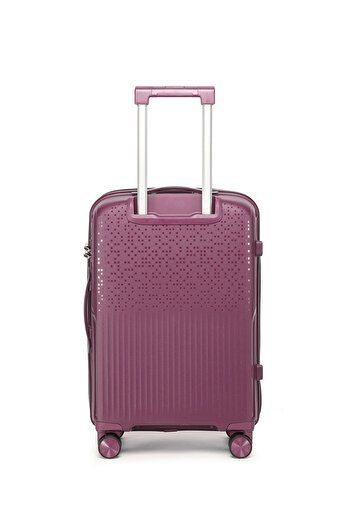 BRITISH TOURISTER Hard Side Spinner Luggage Medium 24” - Purple