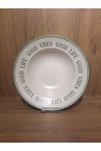 Keramika Pasta Plate 26 cm Delta Matte Digital Printing
