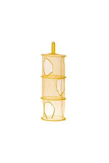OEM Hanging Organizer with 3 Compartments, Mesh, Yellow