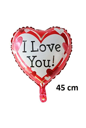 vivimall Foil Balloon, Heart Figurine, Valentine's Day Theme, 45 Cm