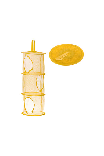 OEM Hanging Organizer with 3 Compartments, Mesh, Yellow