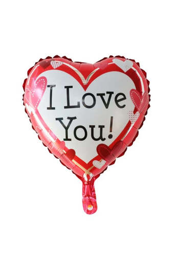 vivimall Foil Balloon, Heart Figurine, Valentine's Day Theme, 45 Cm