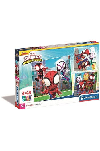 CLEMENTONI Spider-Man Puzzle: Spider-Man 3x48 p