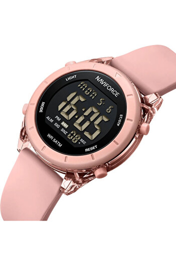 Naviforce Women's wristwatch Sport Casual Fashion Led Silicon Pink