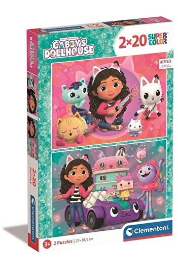 CLEMENTONI Gabby's Dollhouse Puzzle: Kitty World