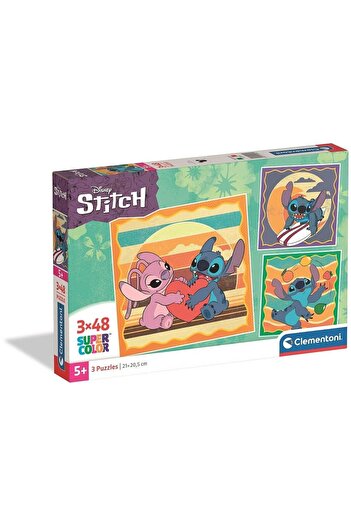 CLEMENTONI Disney Lilo and Stitch Puzzle 3x48 pieces