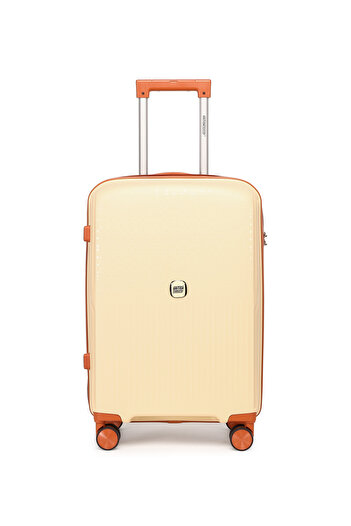 BRITISH TOURISTER Hard Side Spinner Luggage Medium 24” - Beige