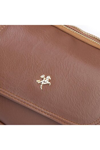 Nas Bag Women's Mini Multi-Compartment Hand and Crossbody Bag Brown