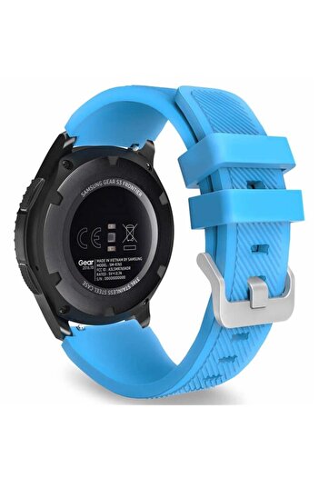 Generic Classic Smartwatch Band For Samsung Gear S3 Frontier - Sky Blue