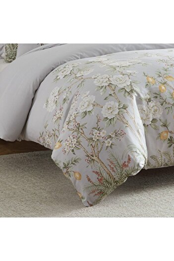 Orange Bed & Bath Lemon Ivy | 100% Cotton Double 11-Piece Duvet Set