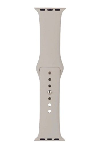 Generic حزام سيليكون ناعم من مادة TPU متوافق مع ساعة Apple Watch مقاس 38/40/41/42 مم