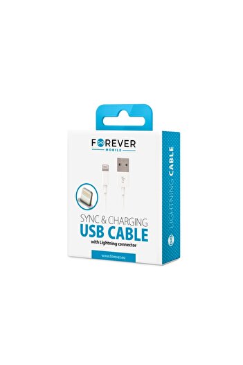 Forever USB - Lightning Cable 1.0 m 1A White