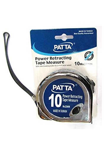 PATTA Retractable Measuring Tape, 10 Meters, Excellent Quality