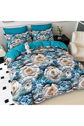 CHIRASO CHIRASO Bedding, 5D, Finet, ELASTIC Sheet 180x200+30cm, Duvet Cover, 4 Pillowcases