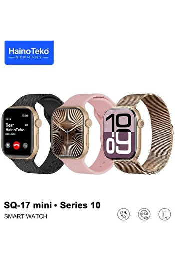 HAINOTEKO SQ17 Smart Watch with AMOLED Display 3 Pair Straps