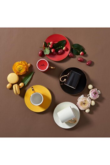 STOREMAX Mix 8 Piece 4 Person Coffee Cup Set 1088605