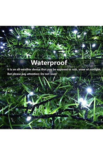 MAXORA SHOP Decorative solar system, Outdoor, Solar charging, 10 m, 100 LEDs, Cool White