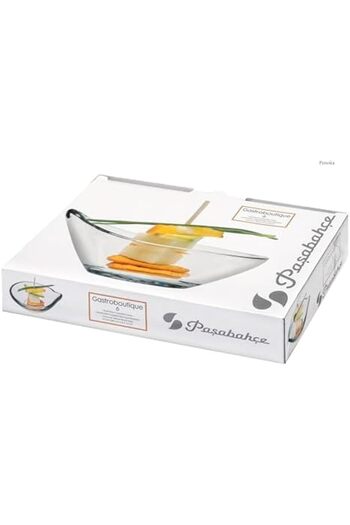 STOREMAX Dajar 6/Sauciere and Pepper Shaker Gastrobutique 9.6 Cm, Glass, Transparent 1088605