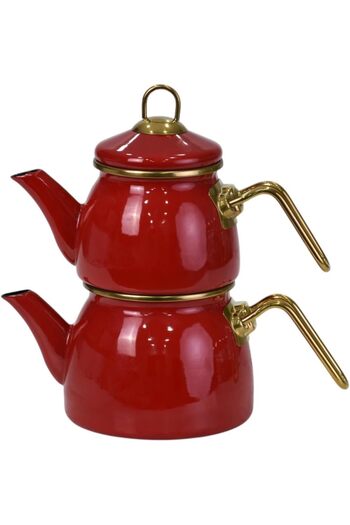 STOREMAX Red Mini Model Teapot 1088605