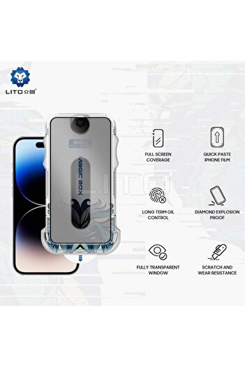 Lito Screen protector for iPhone 12 Pro Max - Magic Glass Box D+ Tools - Privacy