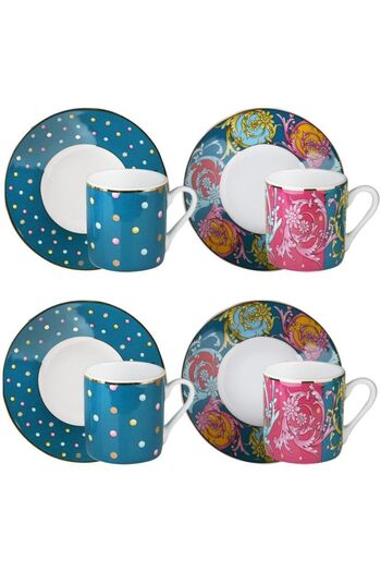 STOREMAX Art Estelle Four-Piece Coffee Cup Set 1088605