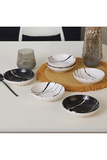 STOREMAX Marble Ring Sauce Bowl/Cookie Bowl 13 cm 6 Pieces 17950-51 1088605