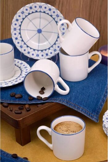 STOREMAX Heda Yıldız 12 Piece Coffee Cup Set for 6 People - 1088605