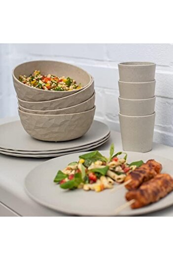 STOREMAX 4-Piece Beige Plate - 26 cm 1088605