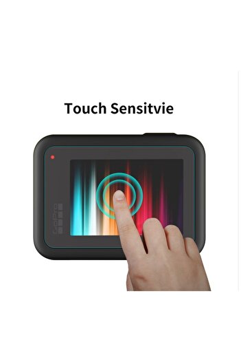 SOFAL Folie de protecție 9H 3 în 1 pentru obiectiv și afișaj, compatibilă cu GoPro Hero 9