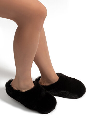 Twigy Stone Women's Plush House Slippers Black 37/41