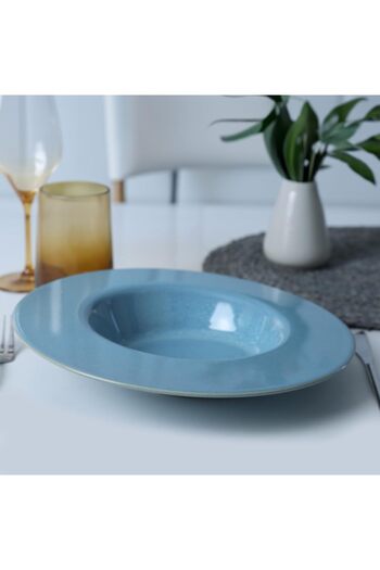 STOREMAX Granite Turquoise Inclined Pasta Plate 28 cm Q07 1088605