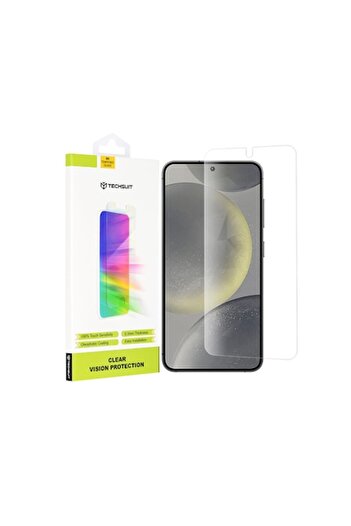 Techsuit Screen protector for Samsung Galaxy S24 - Clear Vision Glass - Transparent