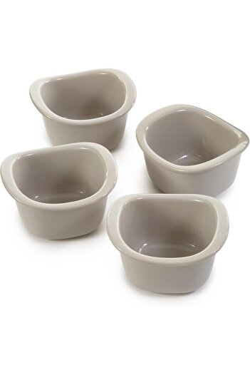 STOREMAX Balance Ceramic 4-Piece Ramekin Bowl 0.30 L 1088605