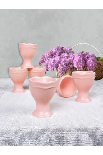STOREMAX Juliet Egg Cup, Matte Light Pink, 6 Pieces 1088605